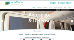 Desktop Screenshot of intertradeindustries.com