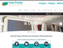 Tablet Screenshot of intertradeindustries.com